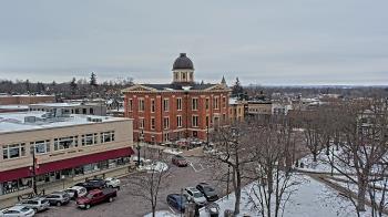 Weather camera view of City of Woodstock.