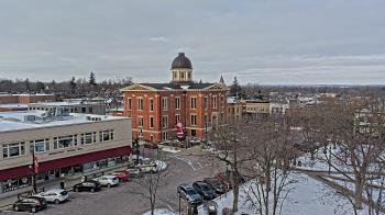 Weather camera view of City of Woodstock.