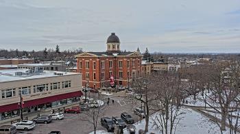 Weather camera view of City of Woodstock.