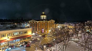 Weather camera view of City of Woodstock.