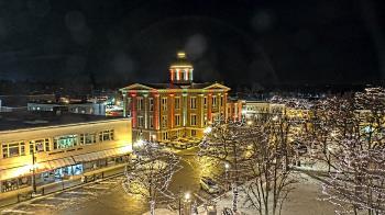 Weather camera view of City of Woodstock.