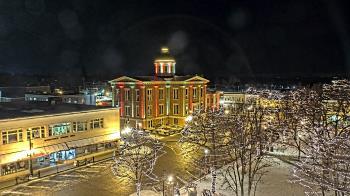 Weather camera view of City of Woodstock.