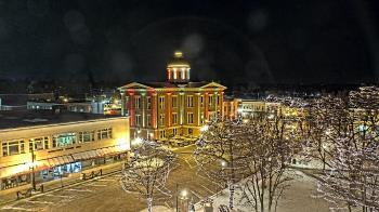 Weather camera view of City of Woodstock.