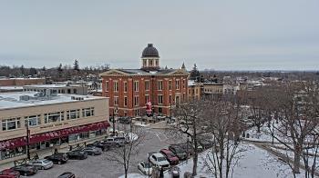 Weather camera view of City of Woodstock.