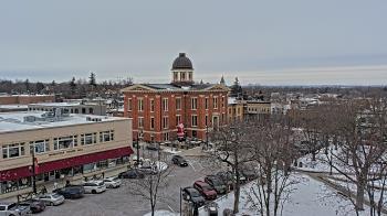 Weather camera view of City of Woodstock.