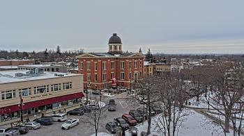 Weather camera view of City of Woodstock.
