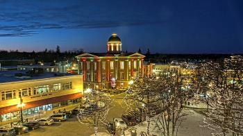 Weather camera view of City of Woodstock.