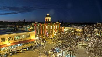 Weather camera view of City of Woodstock.