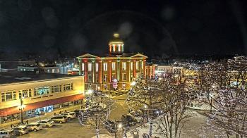 Weather camera view of City of Woodstock.