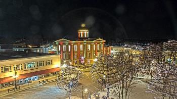 Weather camera view of City of Woodstock.