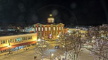 Weather camera view of City of Woodstock.