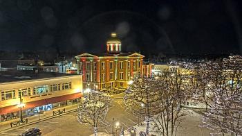 Weather camera view of City of Woodstock.