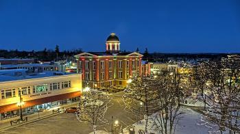 Weather camera view of City of Woodstock.