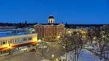 Weather camera view of City of Woodstock.