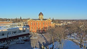 Weather camera view of City of Woodstock.