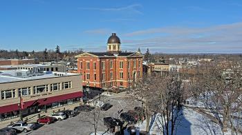 Weather camera view of City of Woodstock.