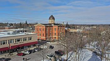 Weather camera view of City of Woodstock.