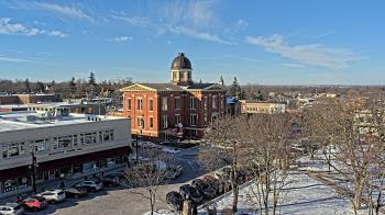Weather camera view of City of Woodstock.