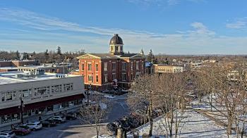 Weather camera view of City of Woodstock.