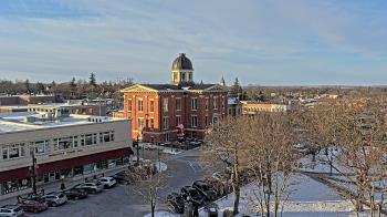 Weather camera view of City of Woodstock.
