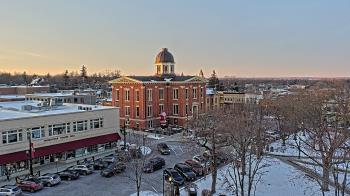 Weather camera view of City of Woodstock.