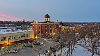 Weather camera view of City of Woodstock.