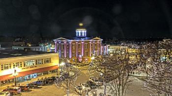 Weather camera view of City of Woodstock.