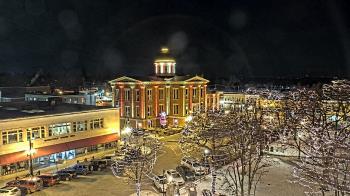 Weather camera view of City of Woodstock.