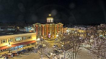 Weather camera view of City of Woodstock.