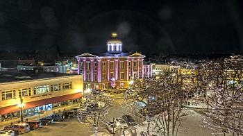 Weather camera view of City of Woodstock.