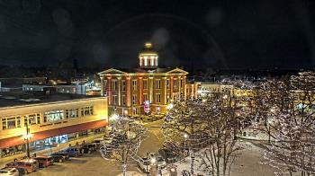 Weather camera view of City of Woodstock.