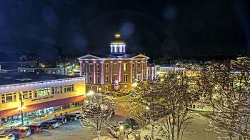 Weather camera view of City of Woodstock.