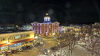 Weather camera view of City of Woodstock.