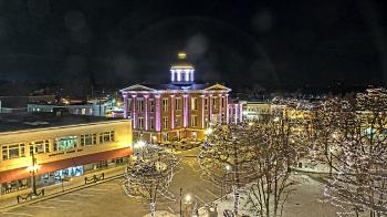 Weather camera view of City of Woodstock.