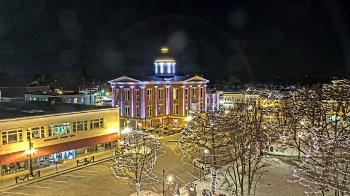 Weather camera view of City of Woodstock.