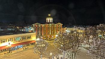 Weather camera view of City of Woodstock.