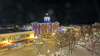 Weather camera view of City of Woodstock.