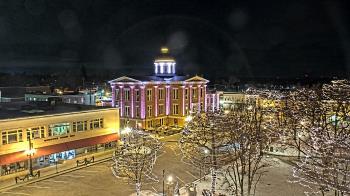 Weather camera view of City of Woodstock.