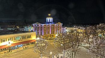 Weather camera view of City of Woodstock.