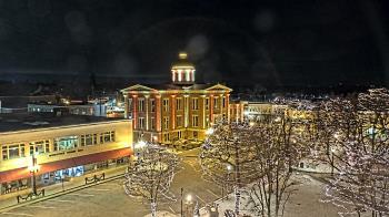 Weather camera view of City of Woodstock.