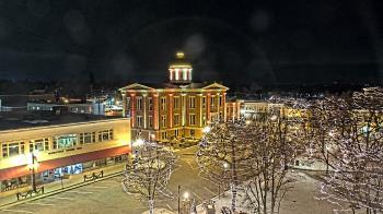 Weather camera view of City of Woodstock.