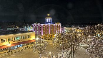 Weather camera view of City of Woodstock.