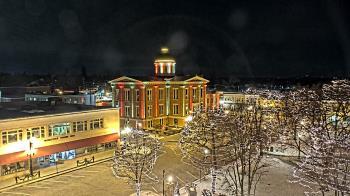Weather camera view of City of Woodstock.