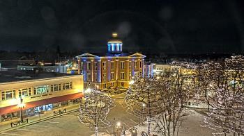 Weather camera view of City of Woodstock.