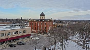 Weather camera view of City of Woodstock.