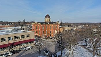 Weather camera view of City of Woodstock.