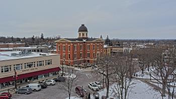Weather camera view of City of Woodstock.