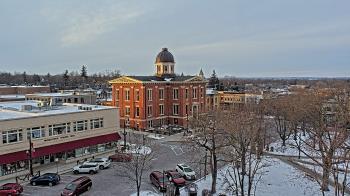 Weather camera view of City of Woodstock.