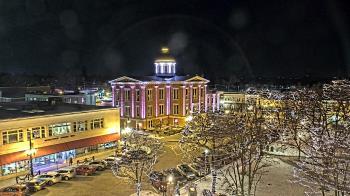 Weather camera view of City of Woodstock.