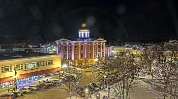 Weather camera view of City of Woodstock.